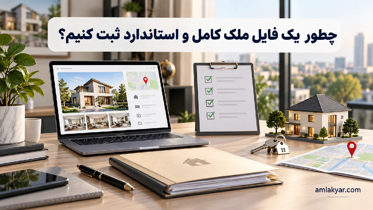 چطور یک فایل ملک کامل و استاندارد ثبت کنیم؟