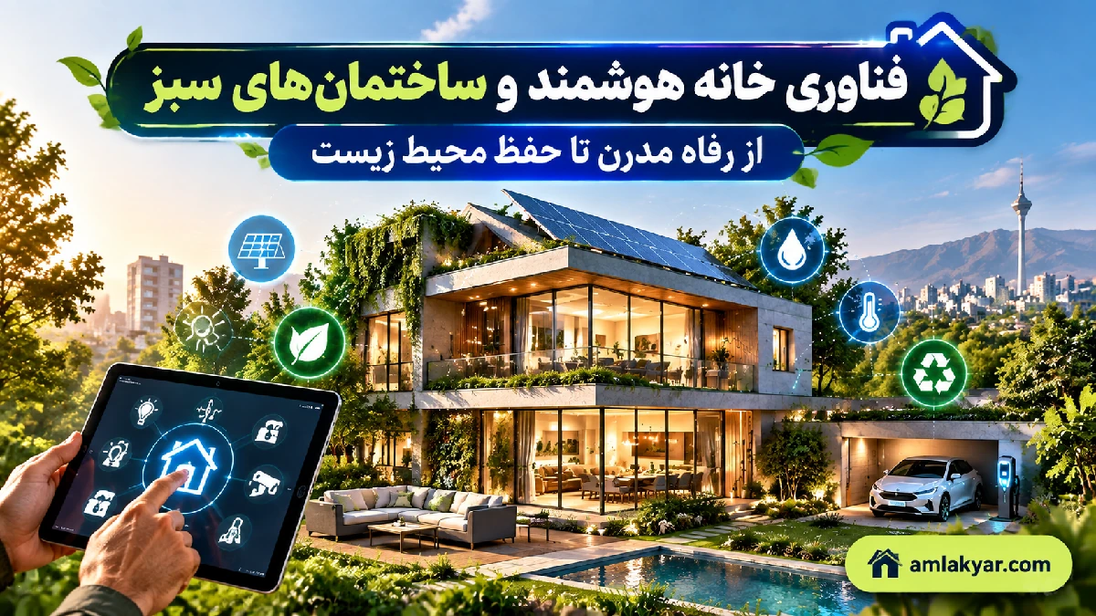 راهنمای جامع فناوری خانه هوشمند و ساختمان های سبز؛ از رفاه مدرن تا حفظ محیط زیست
