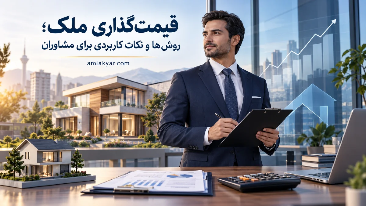قیمت‌گذاری ملک؛ روش‌ها و نکات کاربردی برای مشاوران