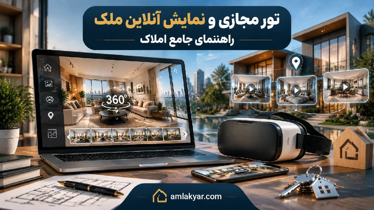تور مجازی و نمایش آنلاین ملک؛ راهنمای جامع املاک