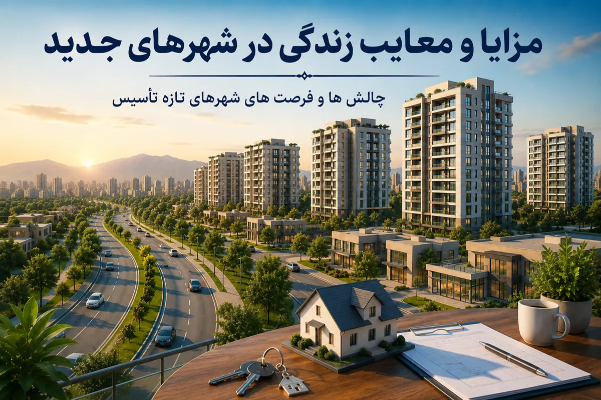 مزایا و معایب زندگی در شهرهای جدید – چالش ها و فرصت های شهرهای تازه تأسیس