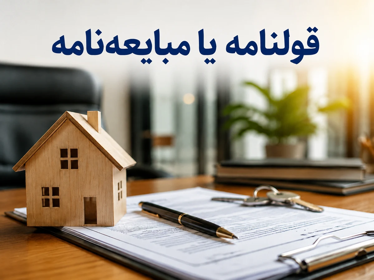 قولنامه یا مبایعه‌ نامه؟ تفاوت اثر حقوقی و زمان استفاده