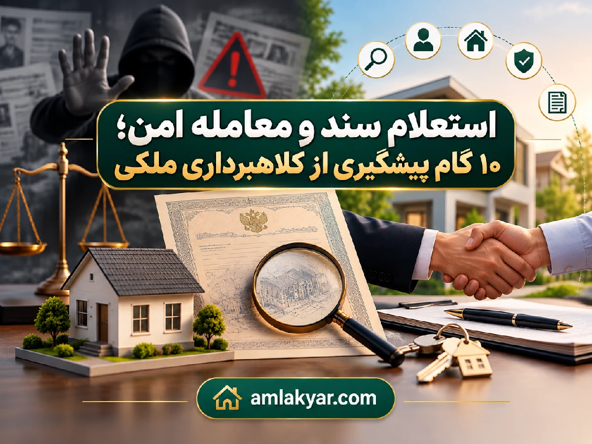 استعلام سند و معامله امن؛ ۱۰ گام پیشگیری از کلاهبرداری ملکی